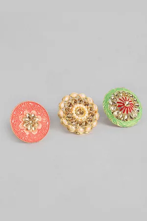 Kord Store Set of 3 Adjustable Finger Rings
