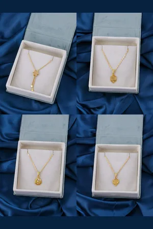 Brandsoon Set of 4 Brass Gold-Plated Chains