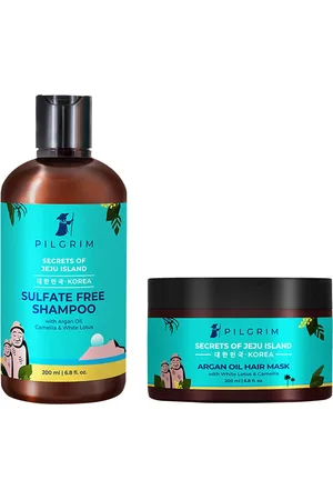 Pilgrim Healthy & Shiny Hair Care Kit for Frizz Control