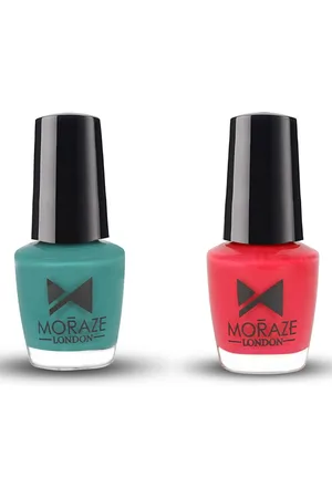 Moraze Pack Of 2 Vegan Nail Polish - 10ml