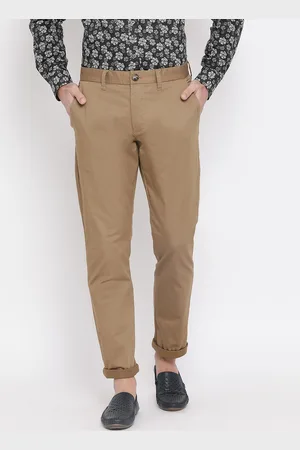 Matinique Men Khaki Slim Fit Trousers