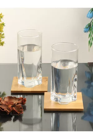 ceradeco Set Of 6 Transparent Solid Juice Glass