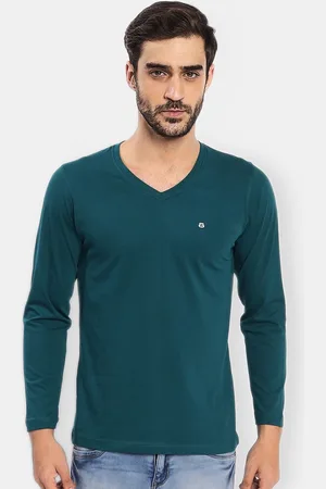 berry blues Men Solid Cotton T-shirt