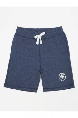 CANTABIL Boys Blue Solid Shorts