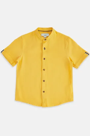 Pantaloons Boys Mustard Casual Shirt