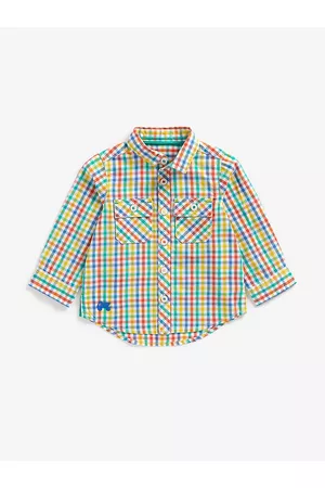 Mothercare Boys Multicoloured Pure Cotton Checked Casual Shirt