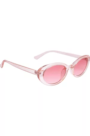 Peter Jones Eyewear Women Pink Lens & Pink Cateye Sunglasses 13026TPK