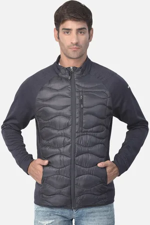 Woodland Men Navy Blue Sweatshirt