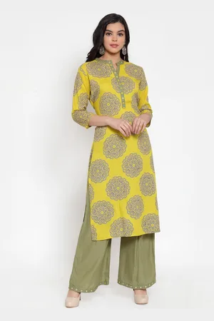 Buy SOUNDARYA Beige & Black Printed Palazzo Trousers - Palazzos