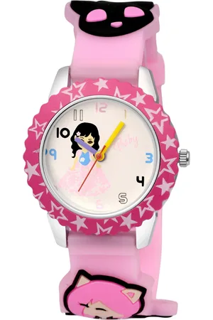 Kool Kids Pink Printed Dial & Pink Straps Analogue Watch DMK 045 RBPK