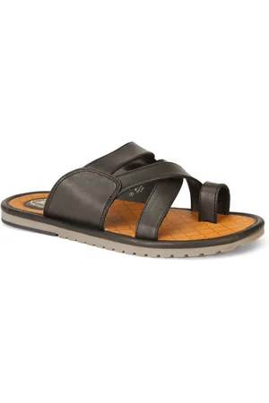Buy Bata Men Brown Leather Sandals - Sandals for Men 2200119 | Myntra-sgquangbinhtourist.com.vn