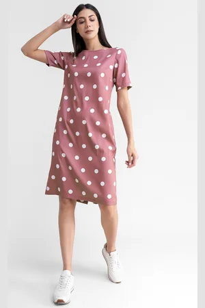 FableStreet Women Pink Formal A-Line Dress