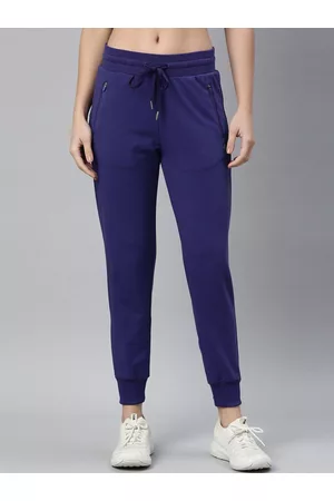 ENAMORA Athleisure Women Slim-Fit Antimicrobial Mid-Rise Cotton Terry Joggers