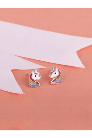 GIVA 925 Silver Honey Blossom Kids Earrings