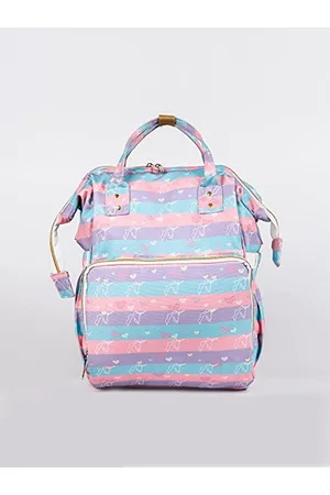 haus & kinder Printed Canvas Water Resistant 20L Diaper Backpack