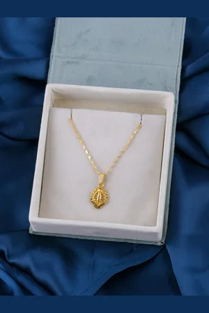 Brandsoon Women Gold-Toned Brass Feather Chain