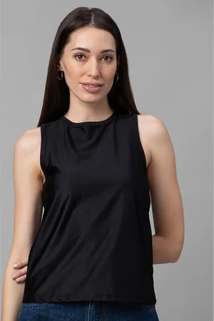 Globus Black Solid Twisted Top
