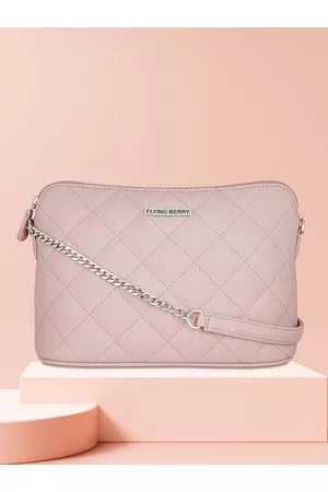 FLYING BERRY Mauve Textured Sling Bag