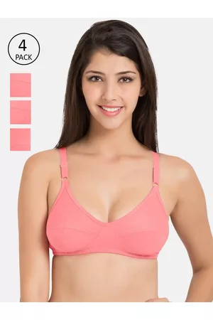 Buy Souminie Pack Of 3 White Full Coverage Bras SLY933WH 3PC 50DD