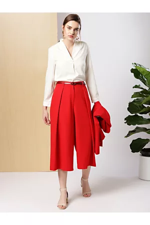 Invictus Women Off-White Solid Semi Sheer Top