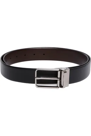 Tommy Hilfiger Men Black & Brown Solid Reversible Belt