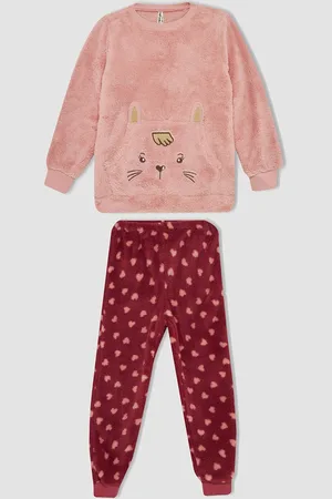 DeFacto Girls Embroidered Thermal Set