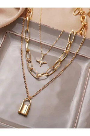 YouBella Women Gold Plated Layered Necklace