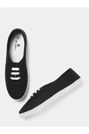 Mast & Harbour Women Black Sneakers