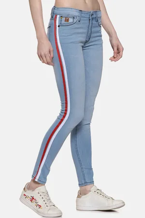 Campus Women Blue Super Skinny Fit High-Rise Clean Look Jeans