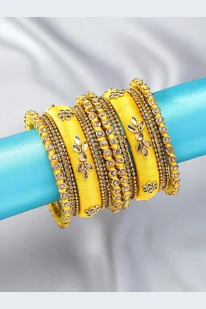 Peora Set of 4 Gold-Plated Bangles