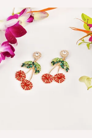 Joker & Witch Multicoloured Contemporary Drop Earrings