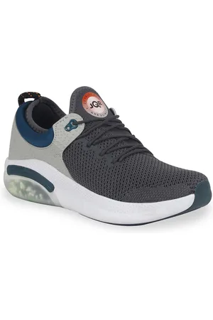 JQR Men Supperjoyo Grey Mesh Running Shoes