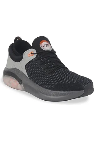 JQR Men Supperjoyo Black Mesh Supperjoyo Running Shoes