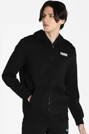 PUMA Men Regular Fit Brand Logo ESS FZ Sporty Track Jacket