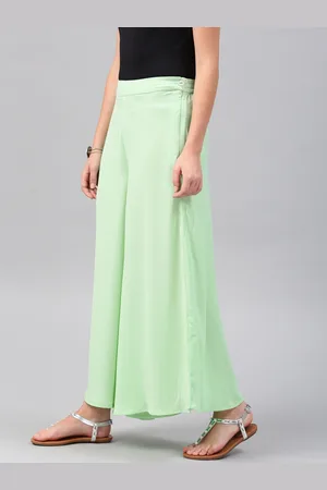 Mint green hot sale palazzo pants