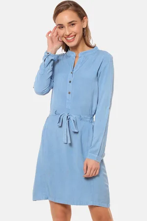 Campus Blue A-Line Dress