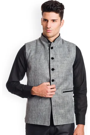 Wintage Grey Nehru Jacket