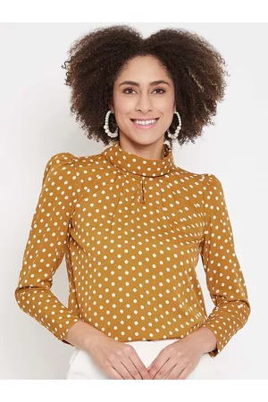 La Zoire Women Mustard Printed Top