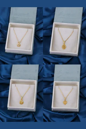 Brandsoon Set of 4 Gold-Toned Brass Gold-Plated Chain