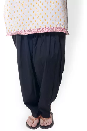 Bitterlime Women Black Patiala Pants