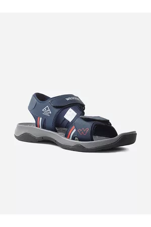 Wildcraft Men Navy Blue & Grey HYPAFLEX Engineered Restyle Sports Sandals
