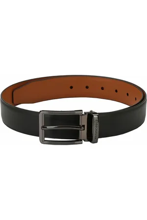 Pacific Men Black & Brown Solid Belt
