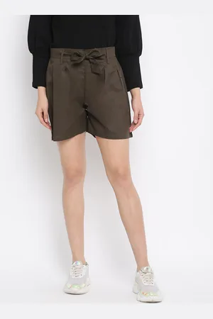 Mayra Women Brown Shorts