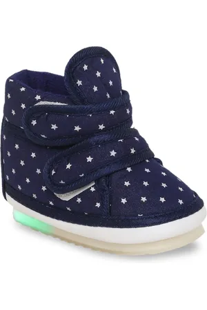 CHiU Kids Blue Printed LED Light Shoes With Chu Chu Musical Sound