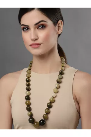 Vogue Panash Women Olive Green Handcrafted Necklace