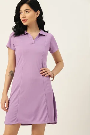DressBerry Lavender Knitted Sheath Dress