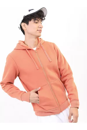 Highlander Men Pink Hooded Pullover Sweatshirt