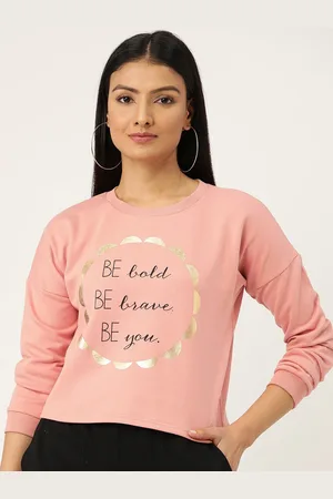 Sera Women Pink Printed sweatshirt