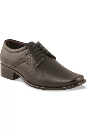ID Men Black Lace Up Formal Shoes