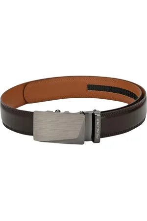Pacific Men Brown Genuine Leather Belt